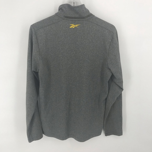 Reebok grey play warm quarter-zip pullover - Picture 6 of 8